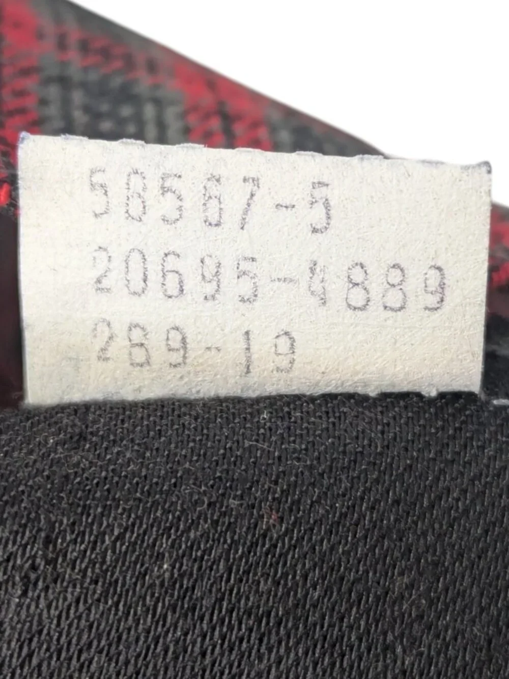 Vintage 1970s LEVI'S STA-PREST SLACKS Red PLAID Pants 30 X 32 White Tab